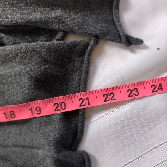 Dark Grey Open Front Lightweight Cardigan - Picture 5 of 12